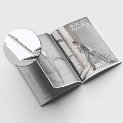 Magazin - Drahtheftung