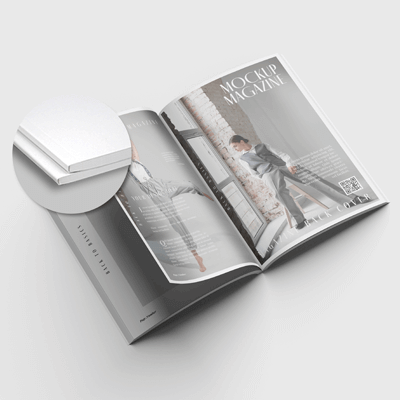 Magazin - Klebebindung