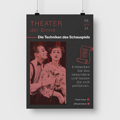 Theaterplakate online bedrucken